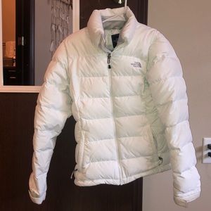 North Face white jacket